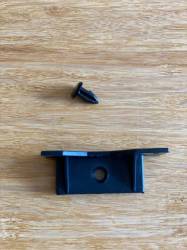 Werner 2 & 3 Section Plastic End Caps Tip Trim - Left Hand ND0504L and Black Plastic Push Rivet NK26300