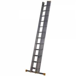 WERNER 3.5m  BOX SECTION TRIPLE EXTENSION LADDER 7233518