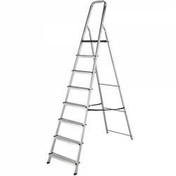 WERNER HIGH HANDRAIL STEPLADDER 8 TREAD 7400818L