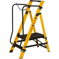 Werner Youngman Megastep Fibreglass Stepladder 2 Tread 30090218