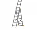 Werner Abru 725 Series Promaster Box Section Triple 3 Section 1.8m 17 Rung Reform Combination Ladder 7251818