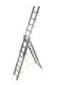 Werner Abru 725 Series Promaster Box Section Triple 3 Section 1.8m 17 Rung Reform Combination Ladder 7251818
