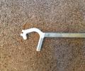Werner Abru ALadder Complete Loft hatch door catch latch twist for wood board 22mm with Stowage Pole and Hook 1250mm 2 and 3 section loft ladder