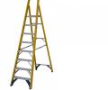 Werner Abru 717 Series Fibreglass Platform Stepladder Trade 2 Tread 7170218