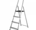 WERNER HIGH HANDRAIL STEPLADDER 4 TREAD 7400418L