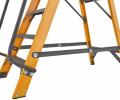 Werner Youngman Megastep Fibreglass Stepladder 2 Tread 30090218